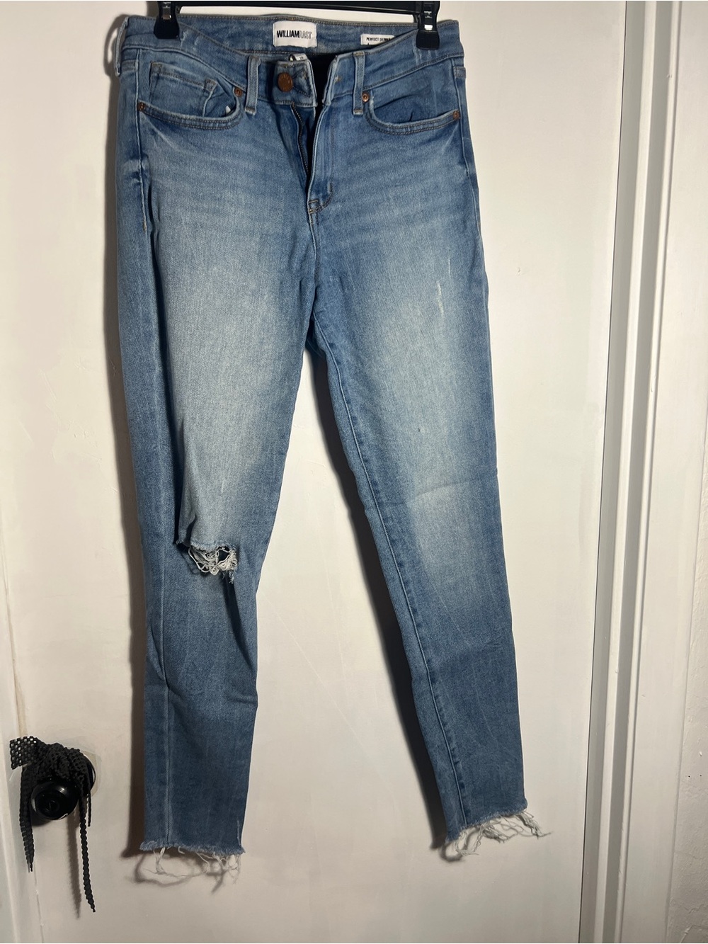 William Rast Perfect Skinny Distressed Jeans
